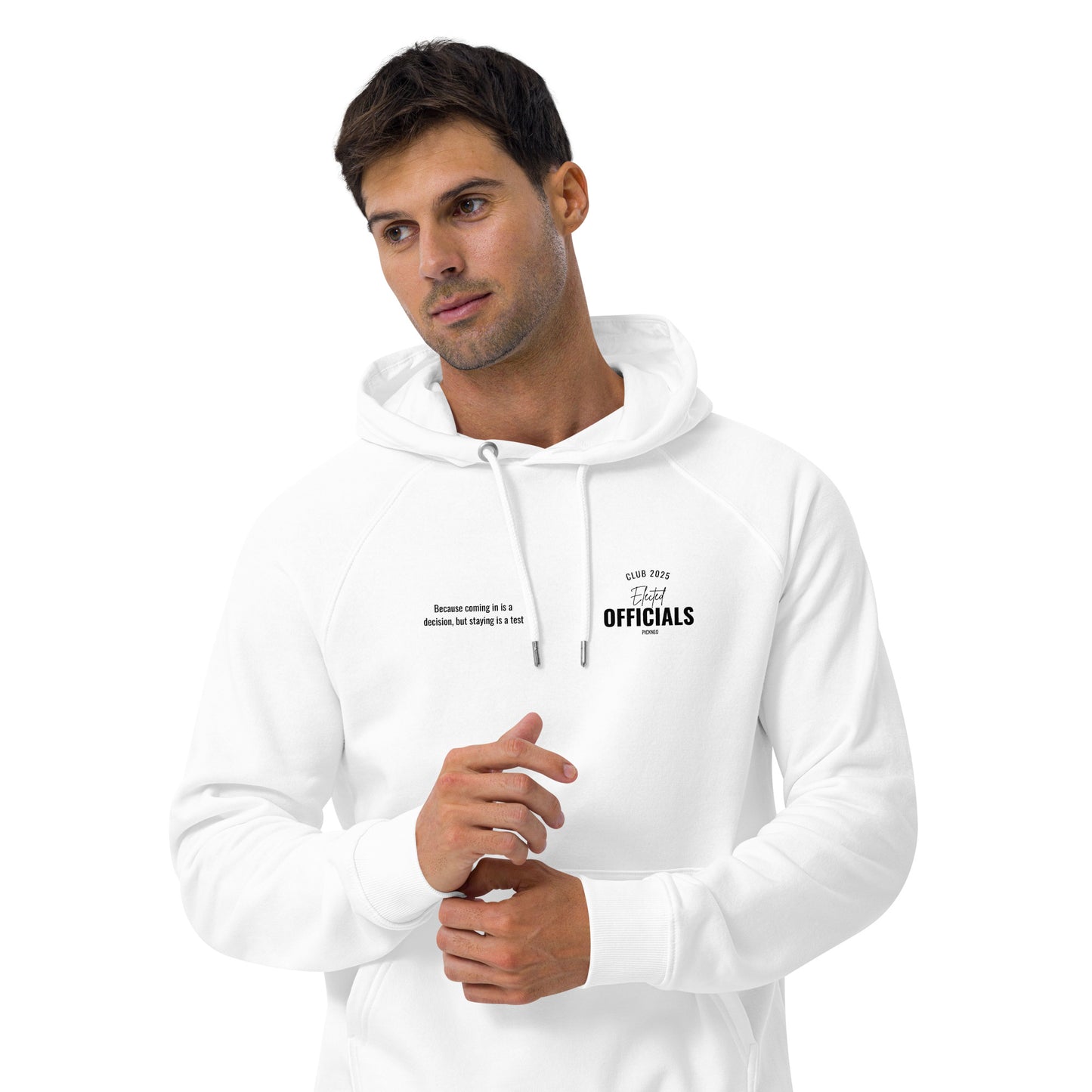 Hoodie Blanco "ELECTED" (420g)