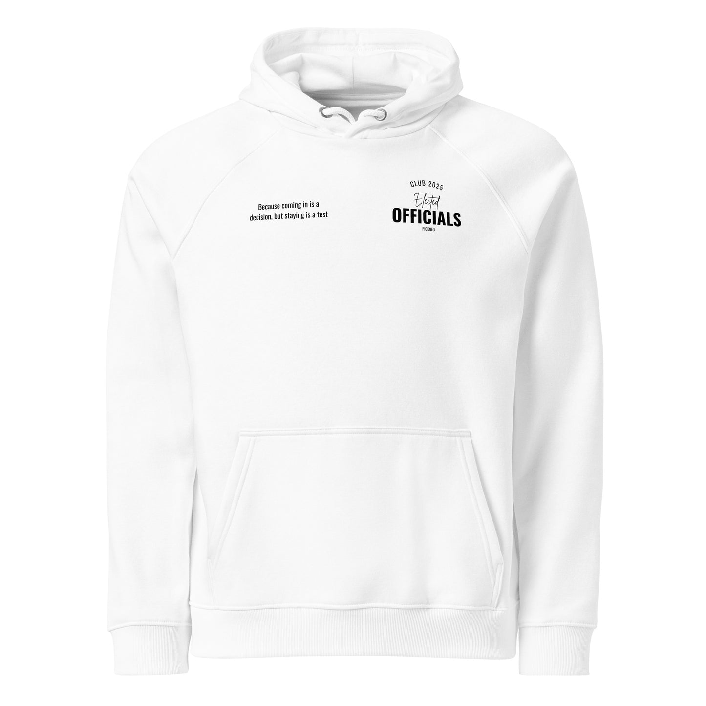 Hoodie Blanco "ELECTED" (420g)