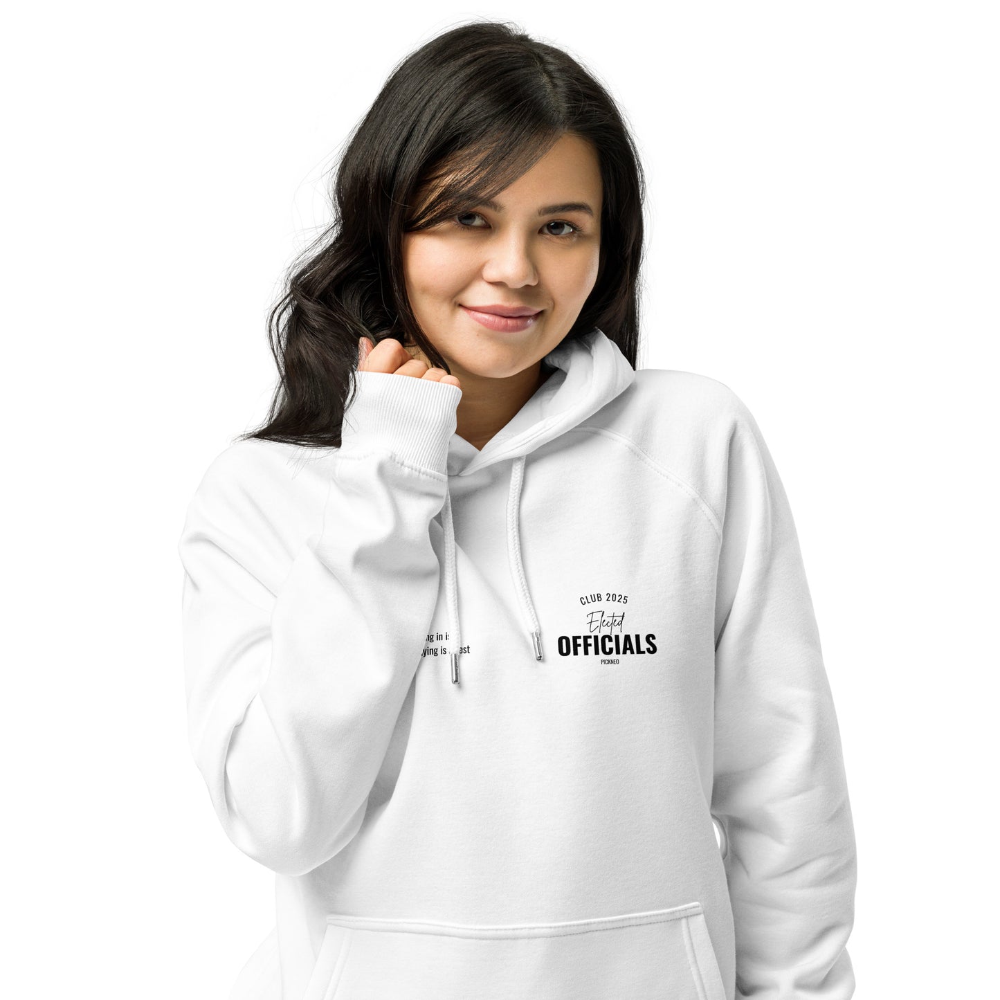 Hoodie Blanco "ELECTED" (420g)