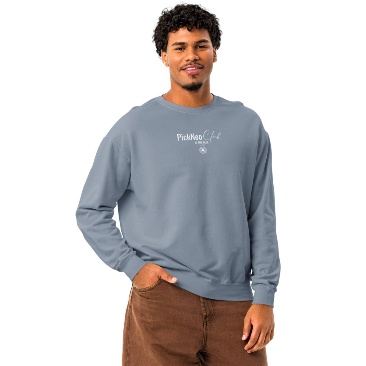 Sudadera Premium Blue Jean "SOCIETY" (420g)