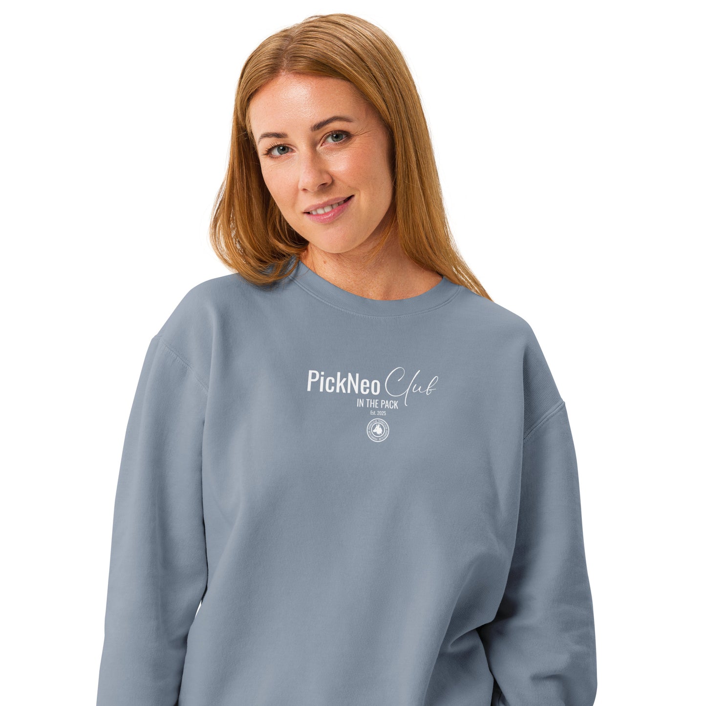 Sudadera Premium Blue Jean "SOCIETY" (420g)