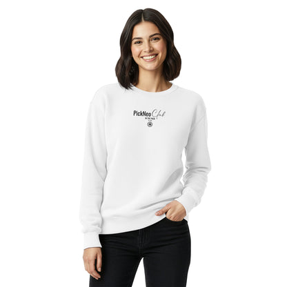 Sudadera Premium Blanca "SOCIETY" (420g)