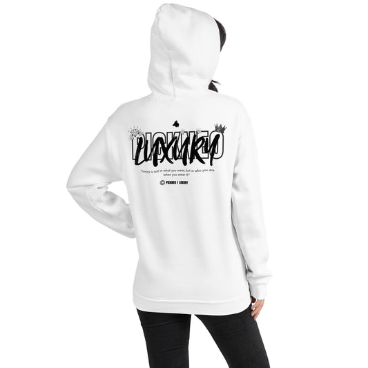 Hoodie Blanco "LUXURY"