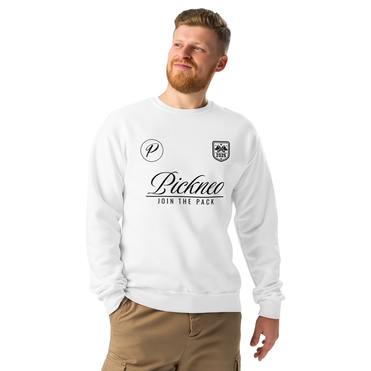Sudadera Blanca "CLASSIC" Unisex (420g)