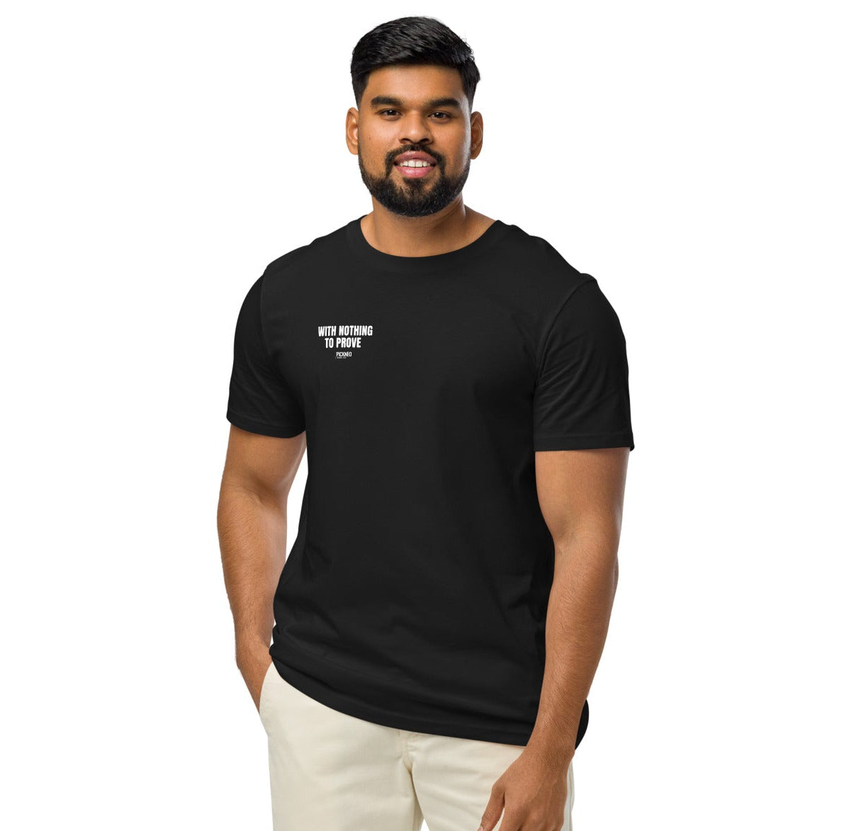 Camiseta Negra "NOTHING TO PROVE" (200g)