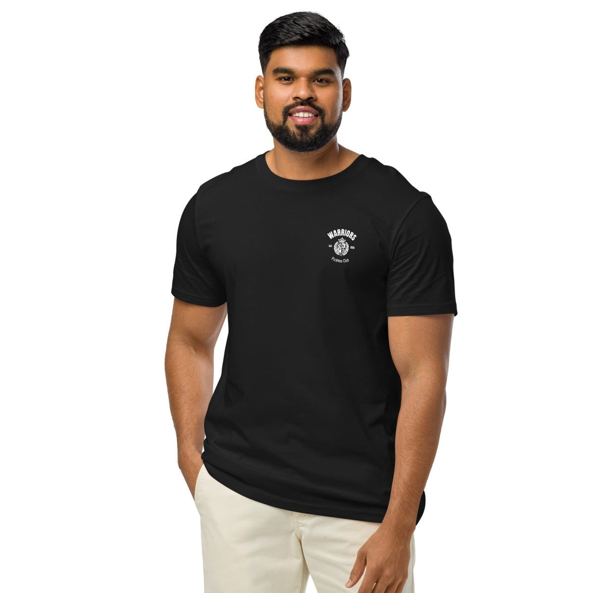 Camiseta Negra "WARRIORS" (200g)