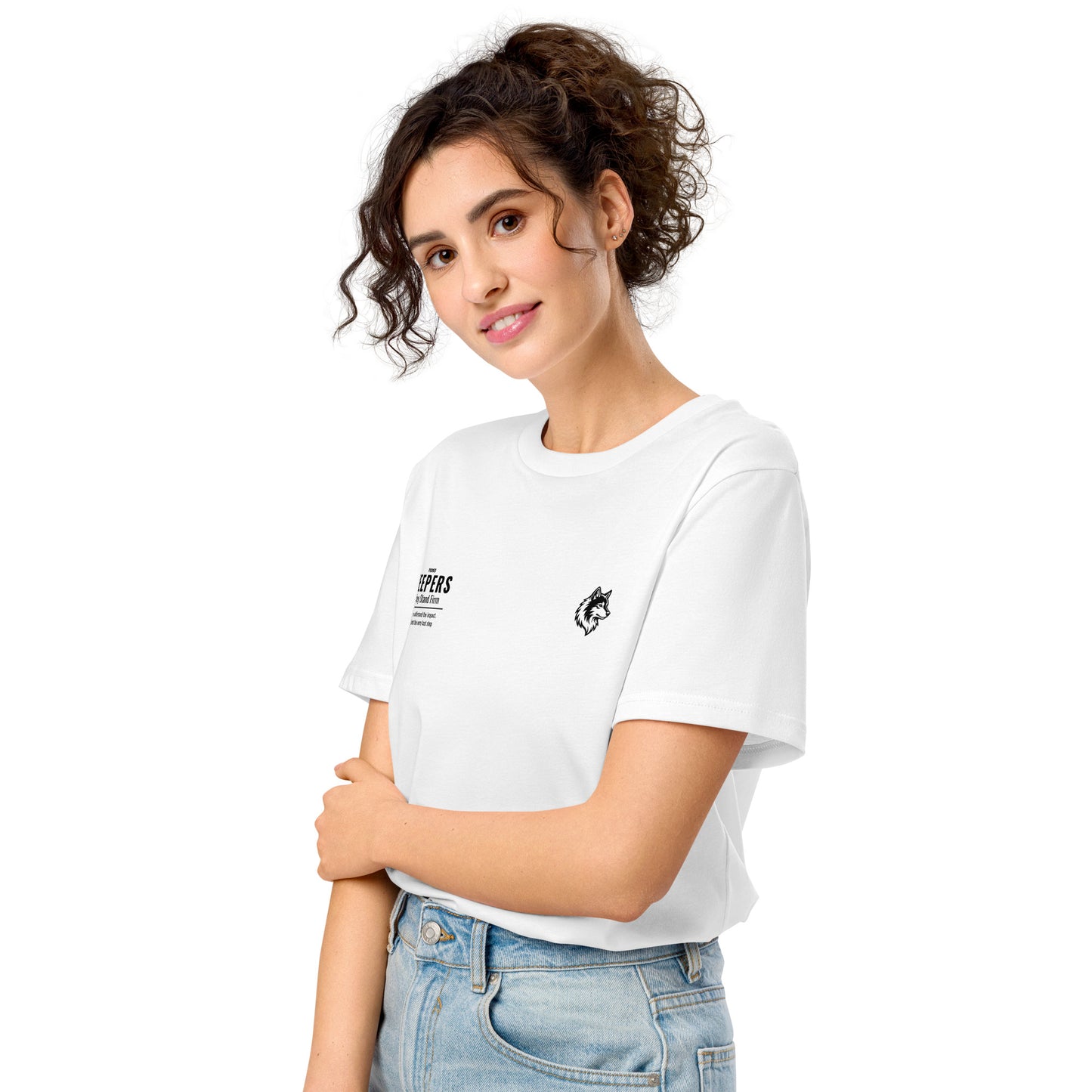 Camiseta Blanca "KEEPERS" (200g)