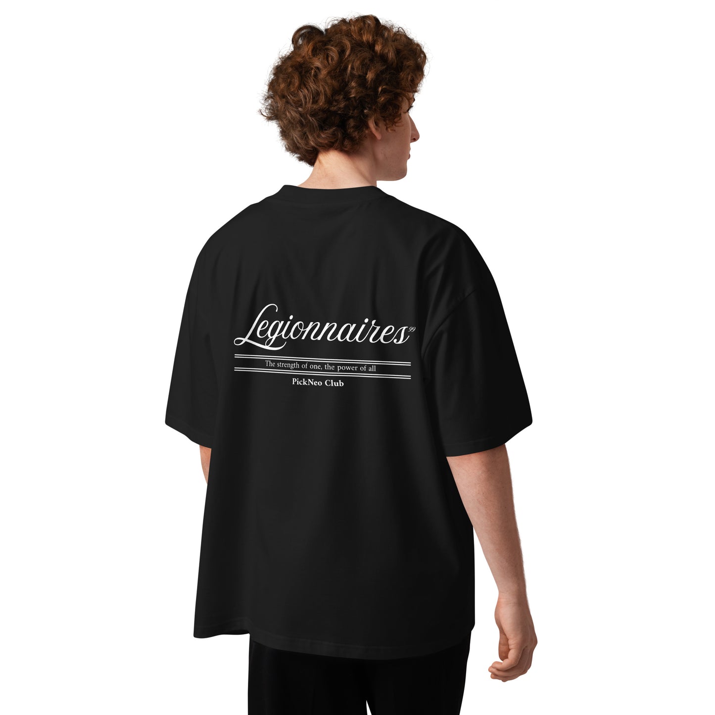 Oversized Negra "LEGIONNARIES" (270g)