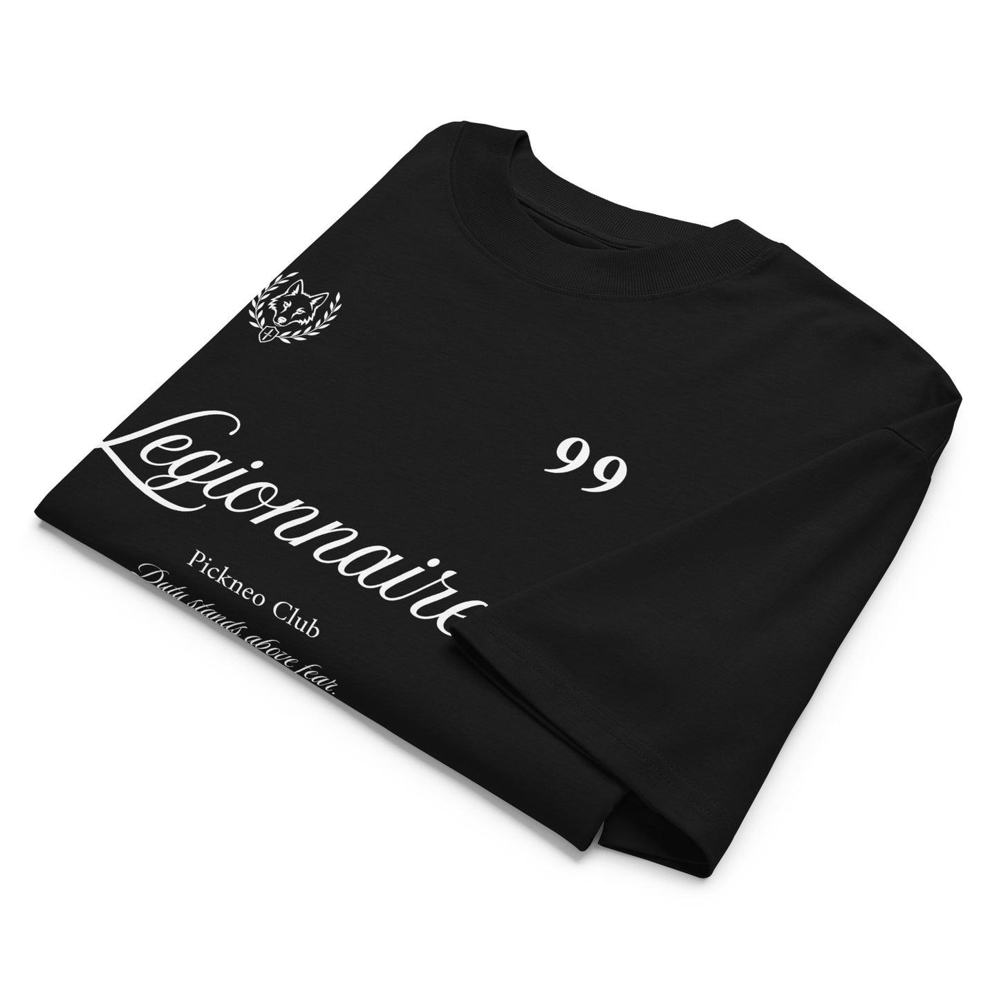 Oversized Negra "LEGIONNARIES" (270g)