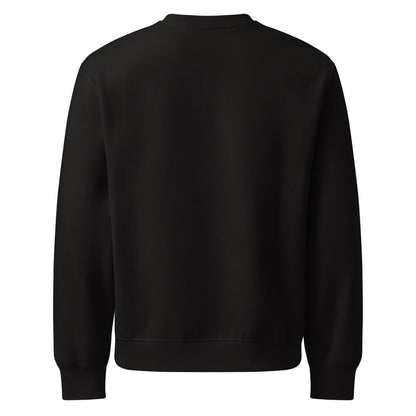 Sudadera Negra "VANGUARD" (420g) Unisex