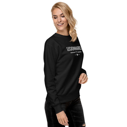 Sudadera Negra "LEGIONNARIES" (420g)