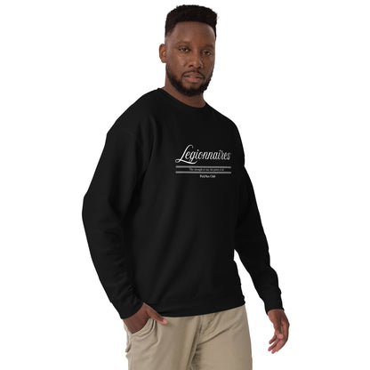 Sudadera Negra "LEGIONNARIES ELITE" (420g)