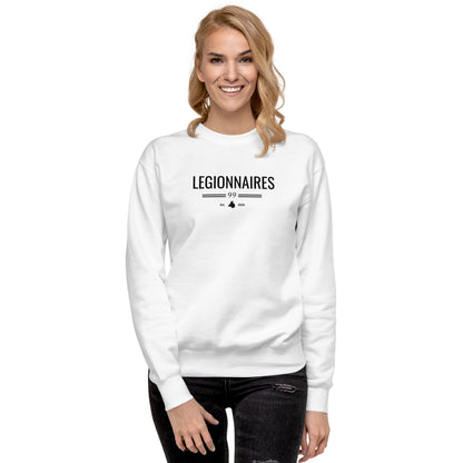 Sudadera Blanca "LEGIONNARIES" (420g)