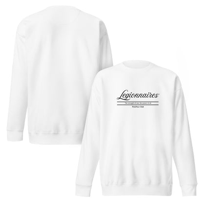 Sudadera Blanca "LEGIONNARIES ELITE" (420g)