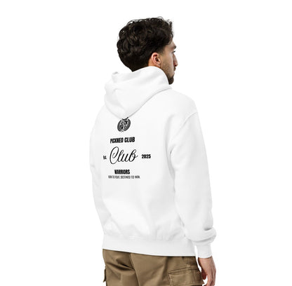 Hoodie Blanco "WARRIORS" Unisex (420g)