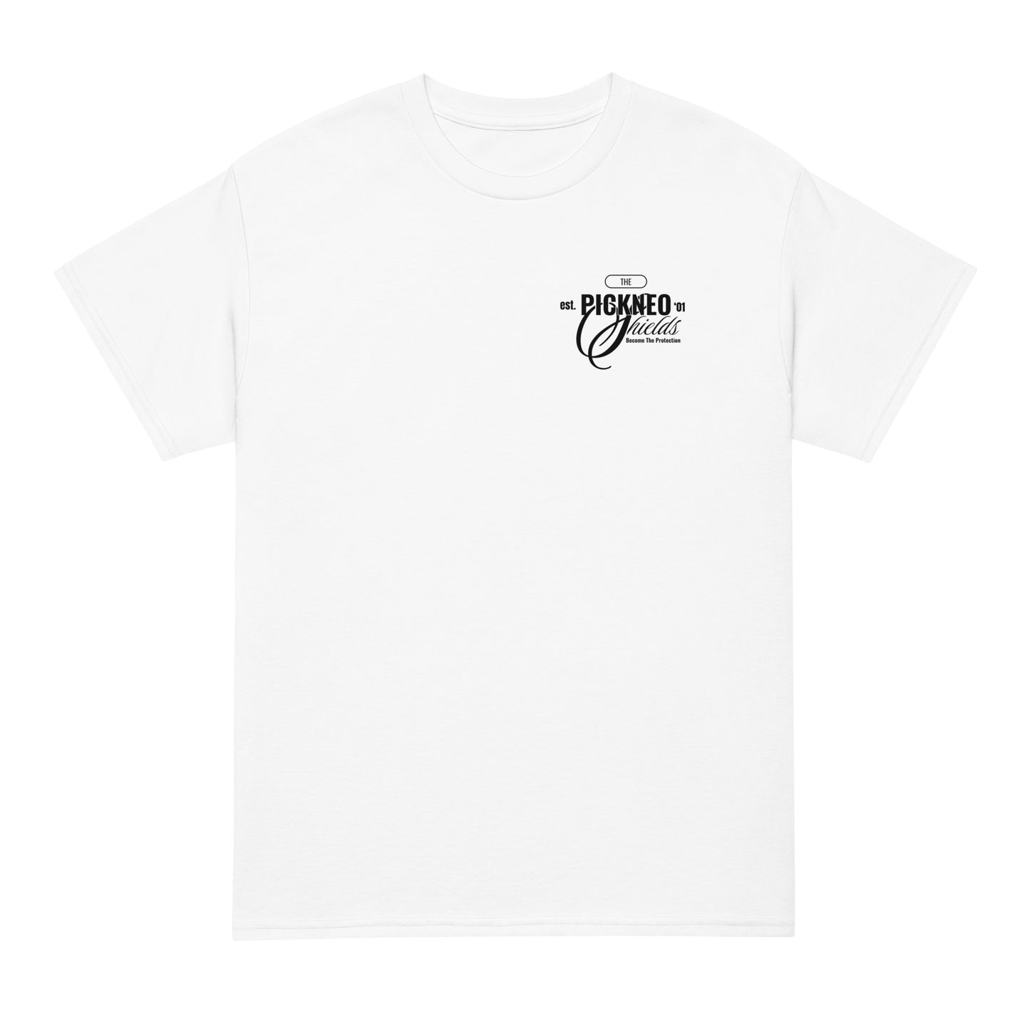 Camiseta Blanca "SHIELDS" (200g)