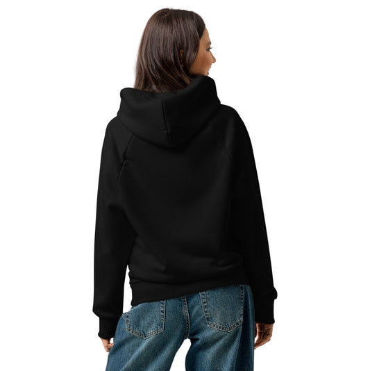 Hoodie Negro "WALKS ALONE" (420g)