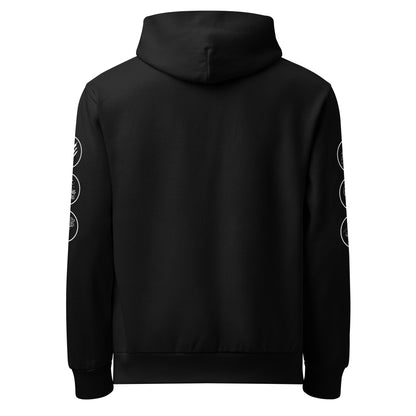 Hoodie Negro "BEST GATHER" Unisex (420g)