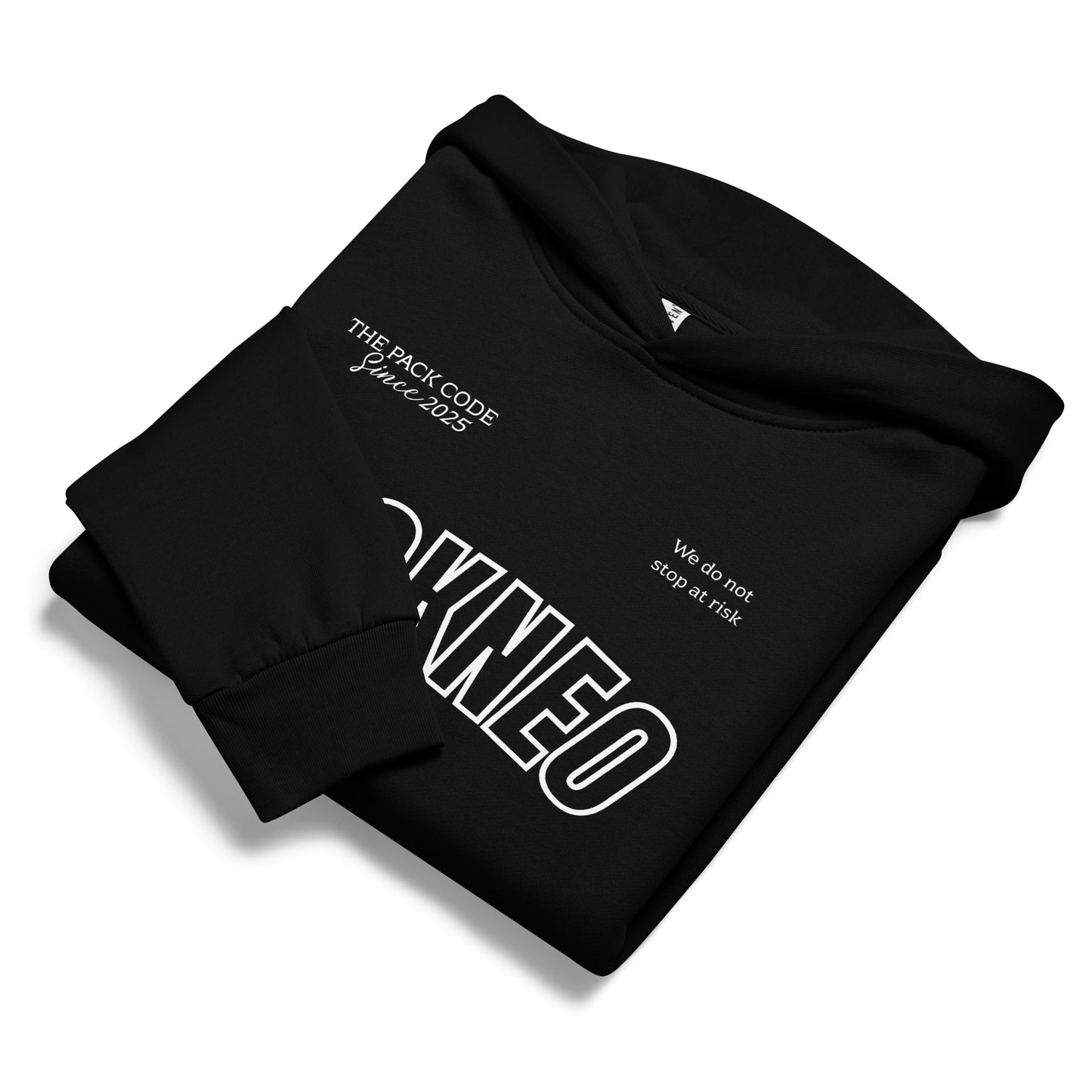 Hoodie Negro "SINCE" (420g)