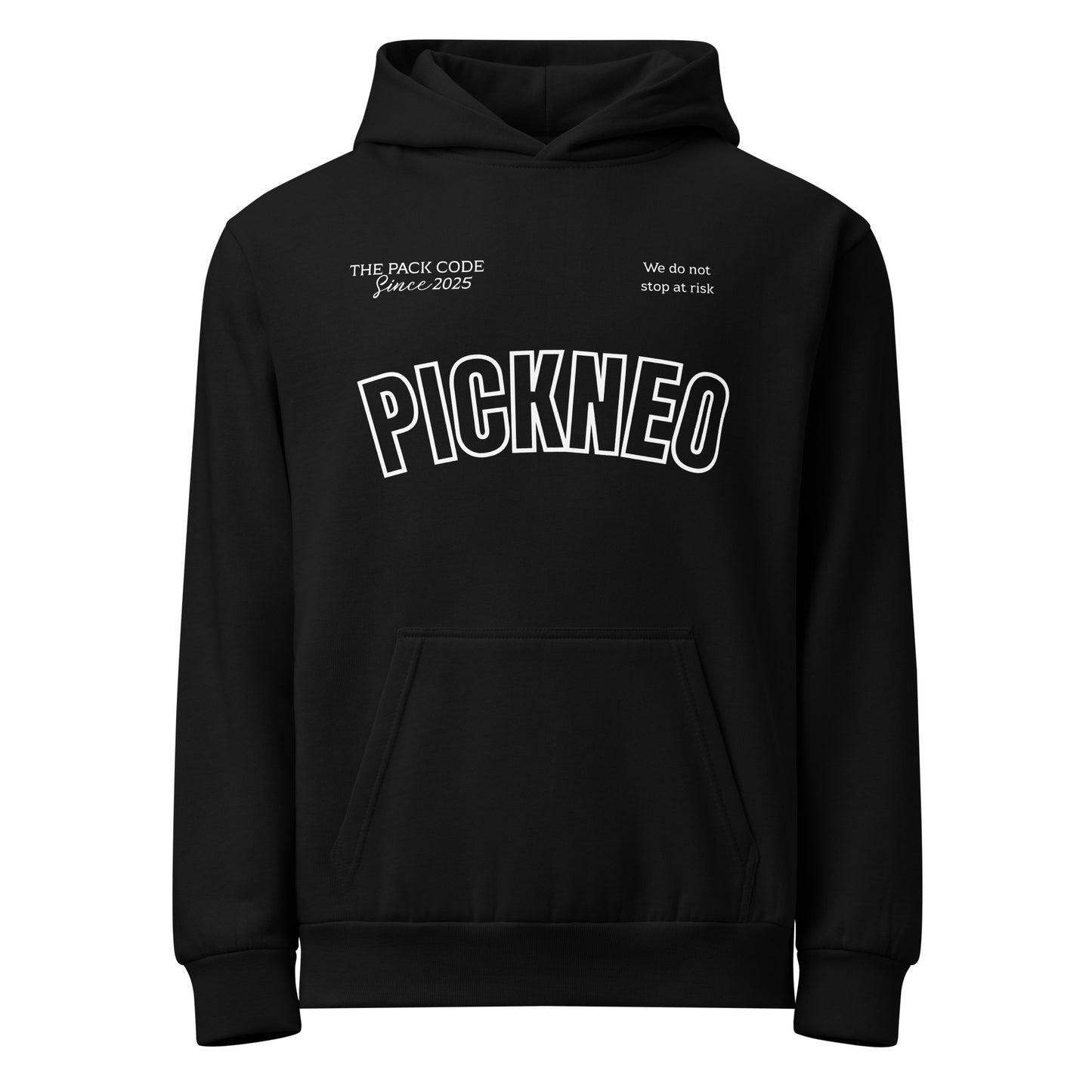 Hoodie Negro "SINCE" (420g)