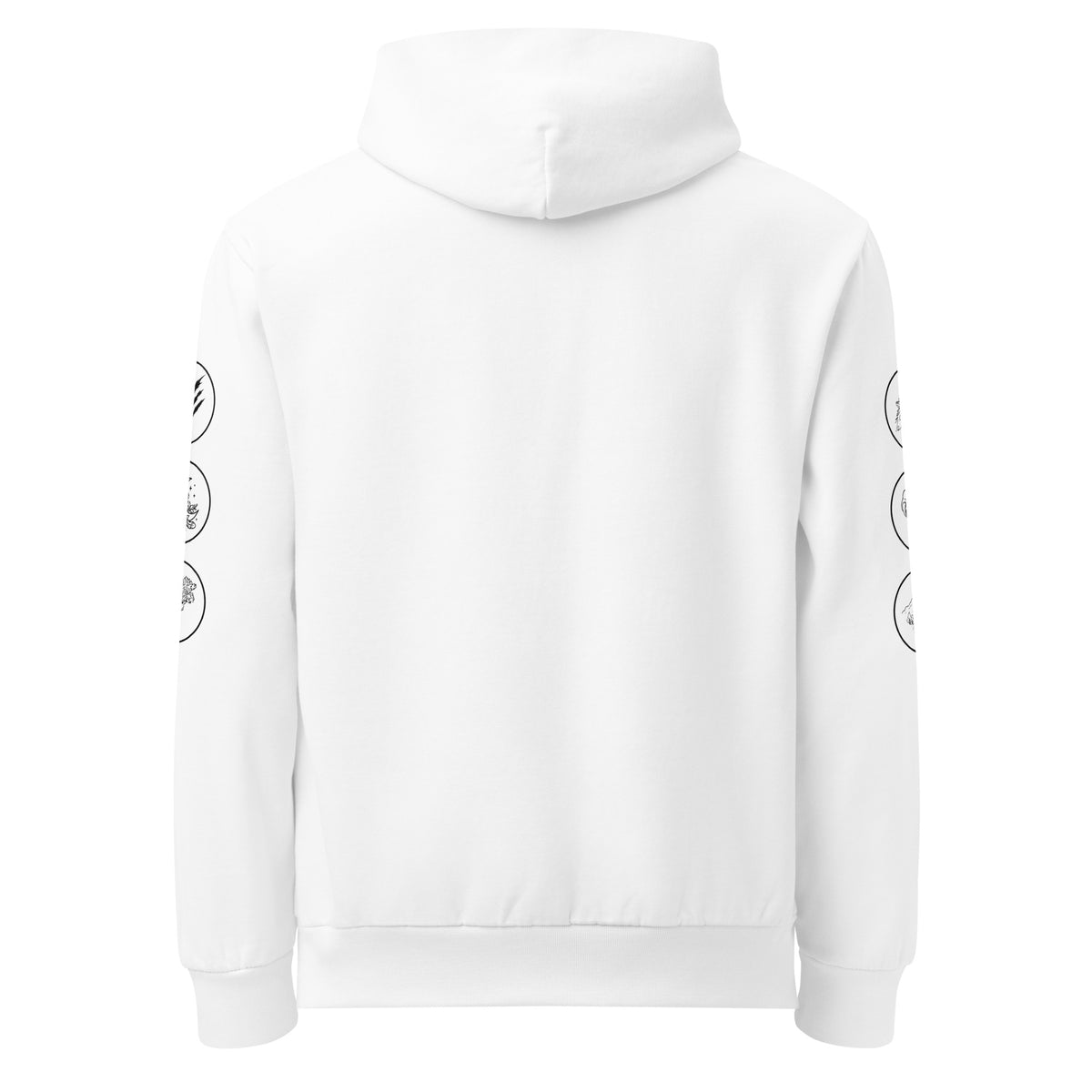 Hoodie Blanco "BEST GATHER" Unisex (420g)