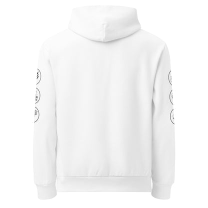 Hoodie Blanco "BEST GATHER" Unisex (420g)