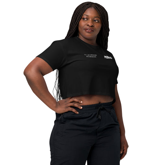 Crop Top Negro "CLUB" (165g)