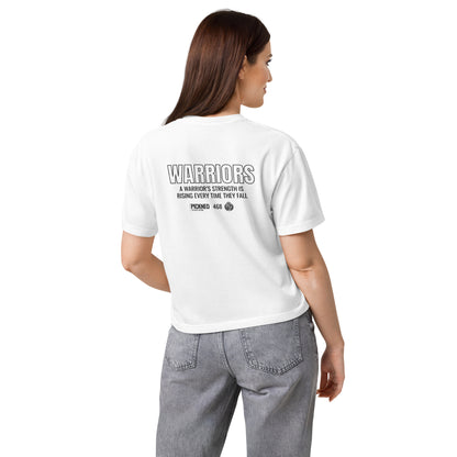 Boxy Fit Blanca "WARRIORS" (320g)
