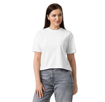 Boxy Fit Blanca "WARRIORS" (320g)