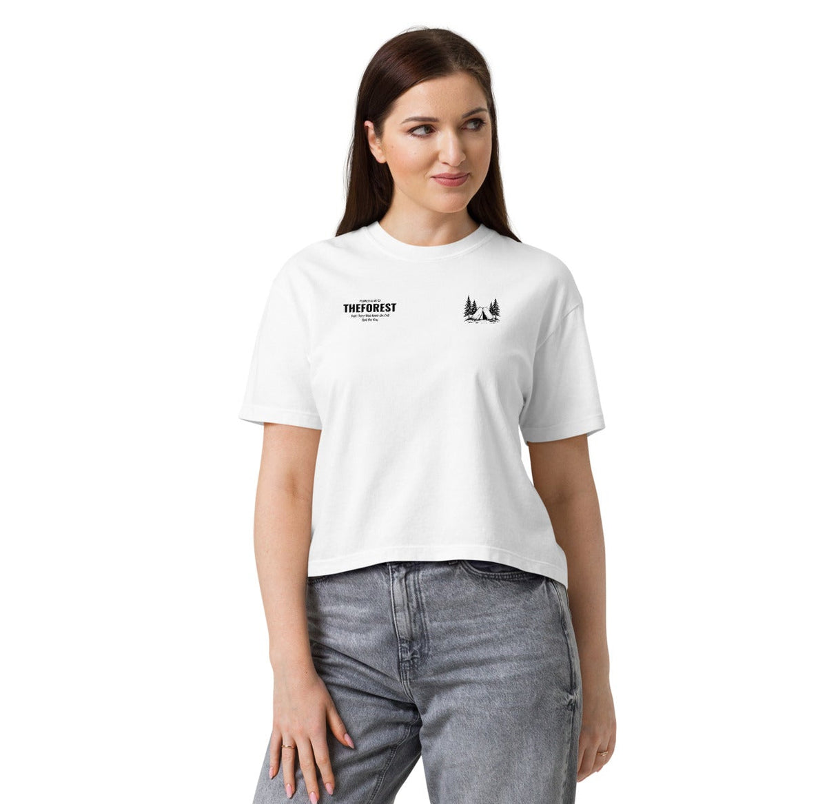 Boxy Fit Blanca "FOREST" (320g)