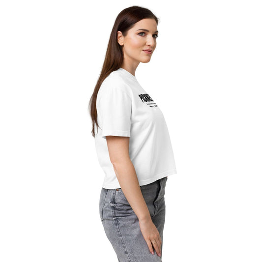 Crop Top Blanco "CLUB" (165g)