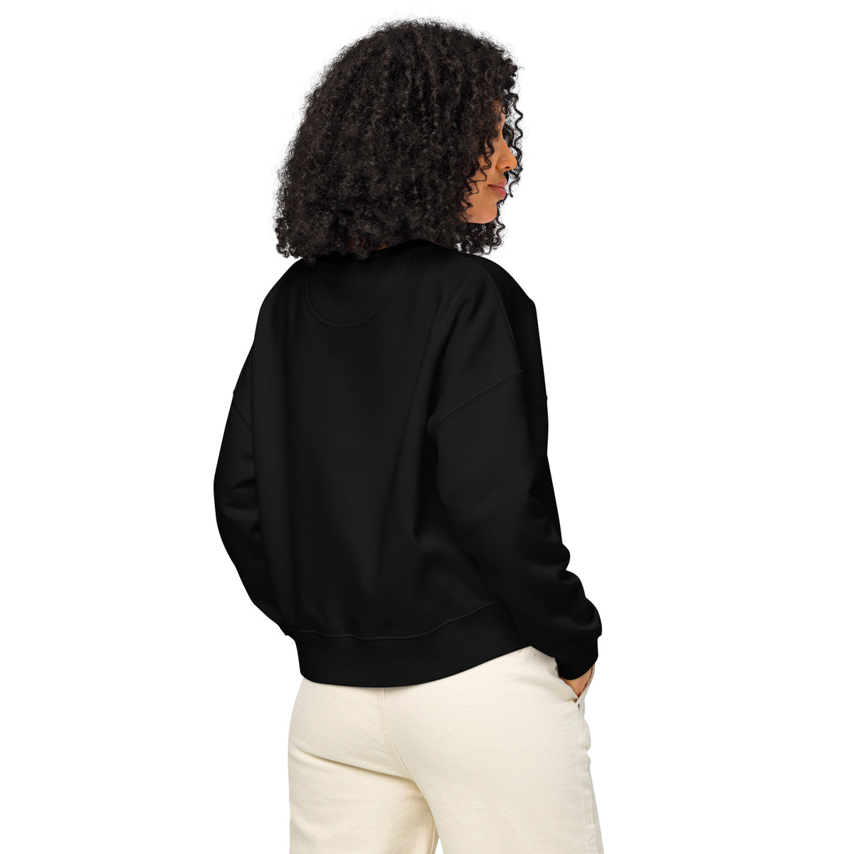 Sudadera Negra "FOREST" (420g)